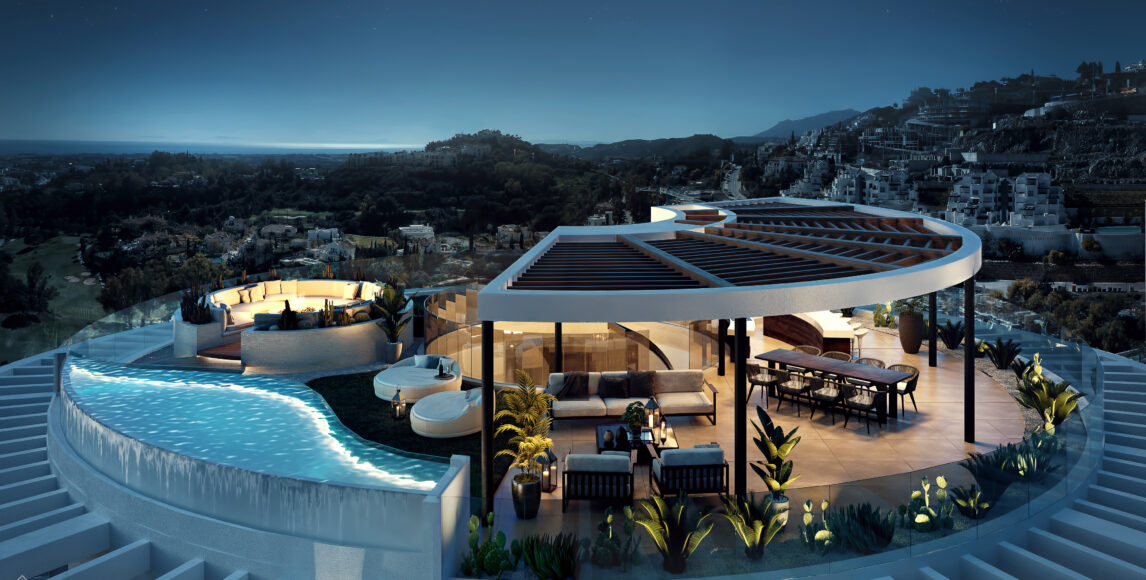 Marbella: Luxusní resort s úchvatným panoramatickým výhledem