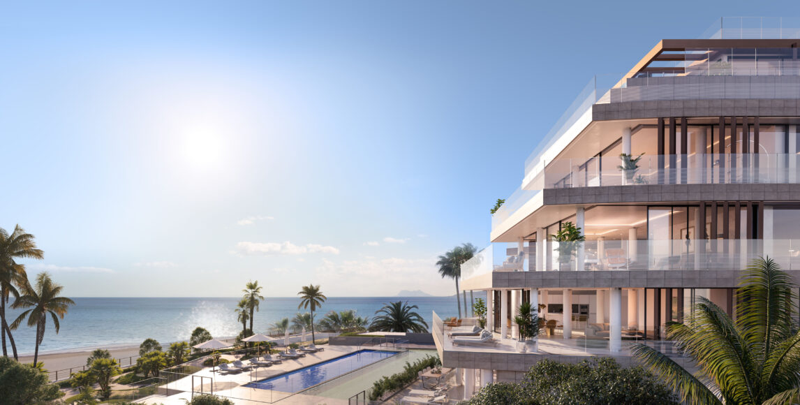 Estepona: Butikové apartmány v 1. linii u moře