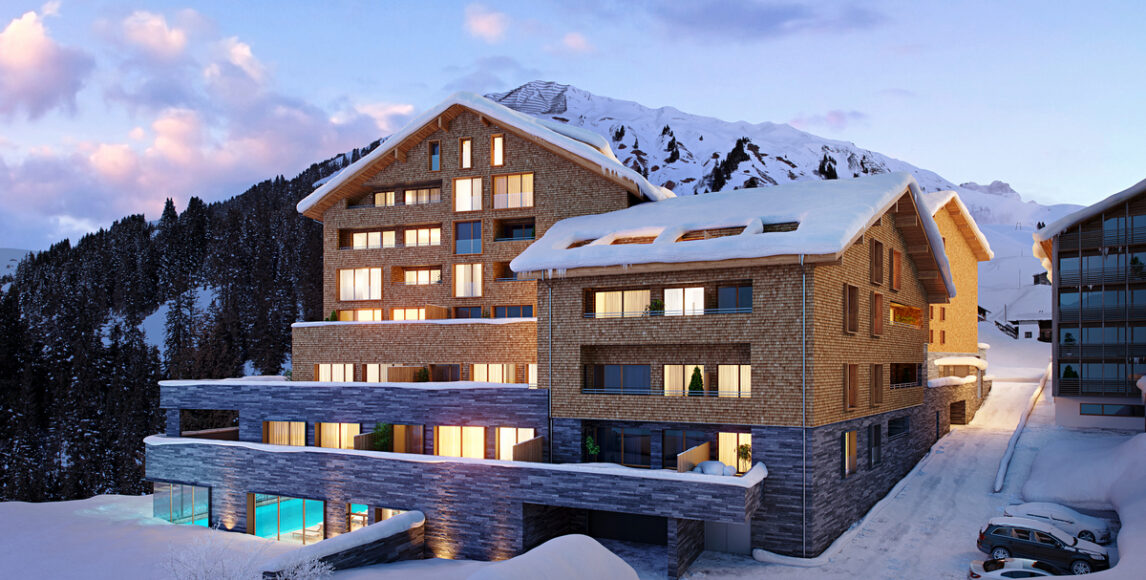 Ski Arlberg: Luxusní apartmány v 1495 m. n. m.