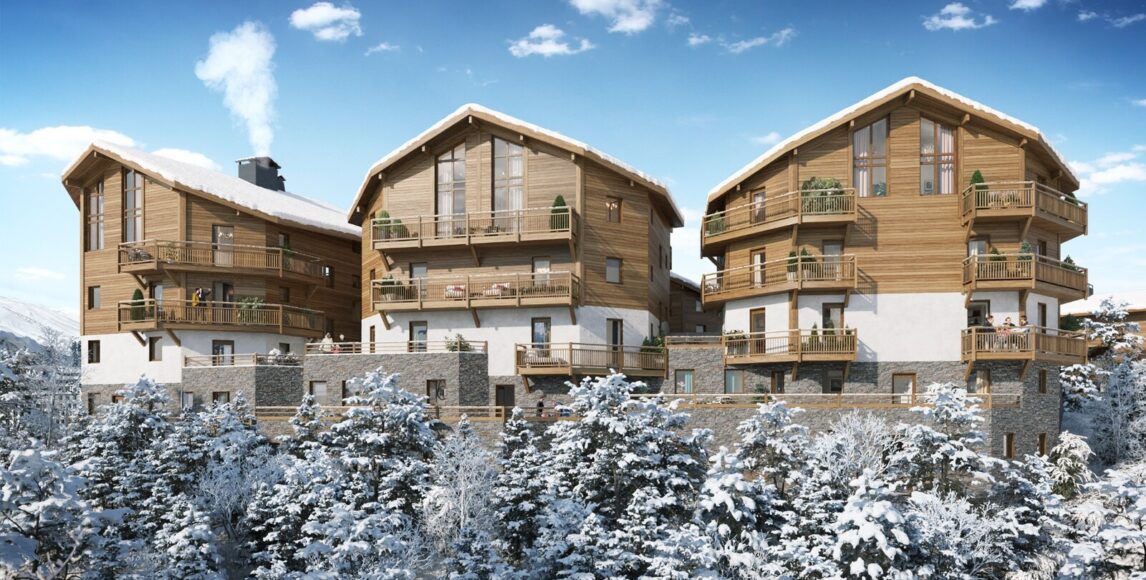 Nové apartmány s wellness 100 metrů od lanovky v centru Alpe d'Huez