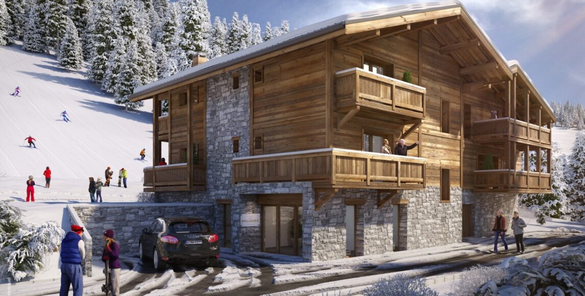 Nový ski-in/ski-out apartmán se slunnou terasou