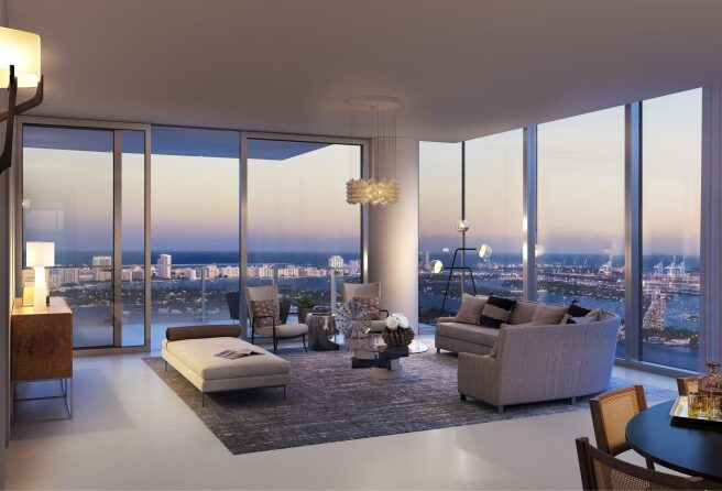 Nové apartmány přímo u oceánu s výhledem na Miami Beach