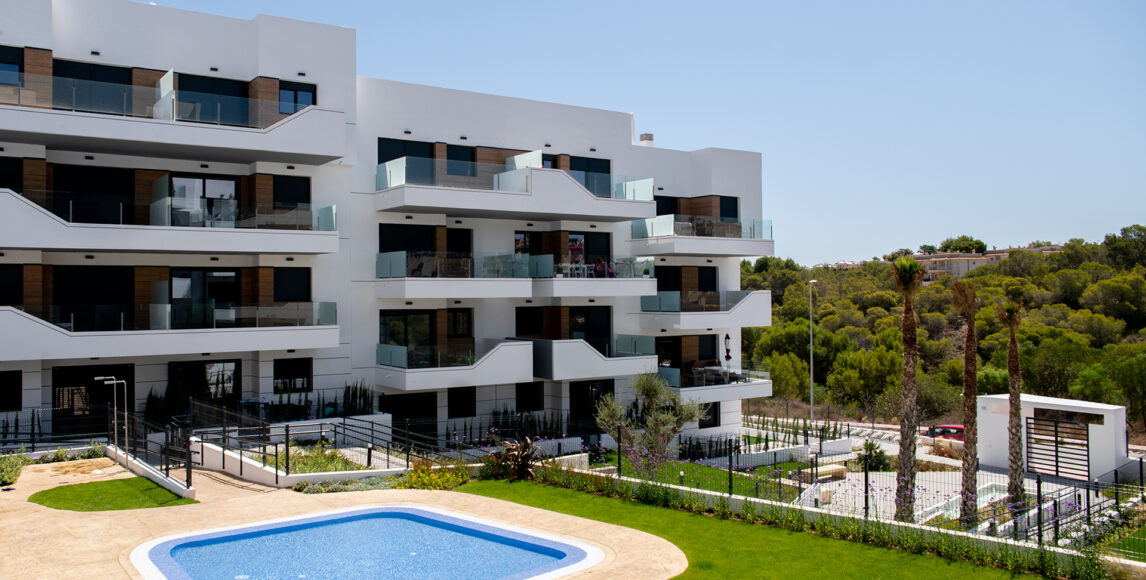 Nové apartmány v blízkosti golfu a pláží, Orihuela Costa