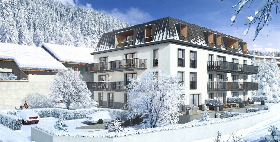 Moderní resort před branami největší lyžařské oblasti v údolí Chamonix, Grands Montets