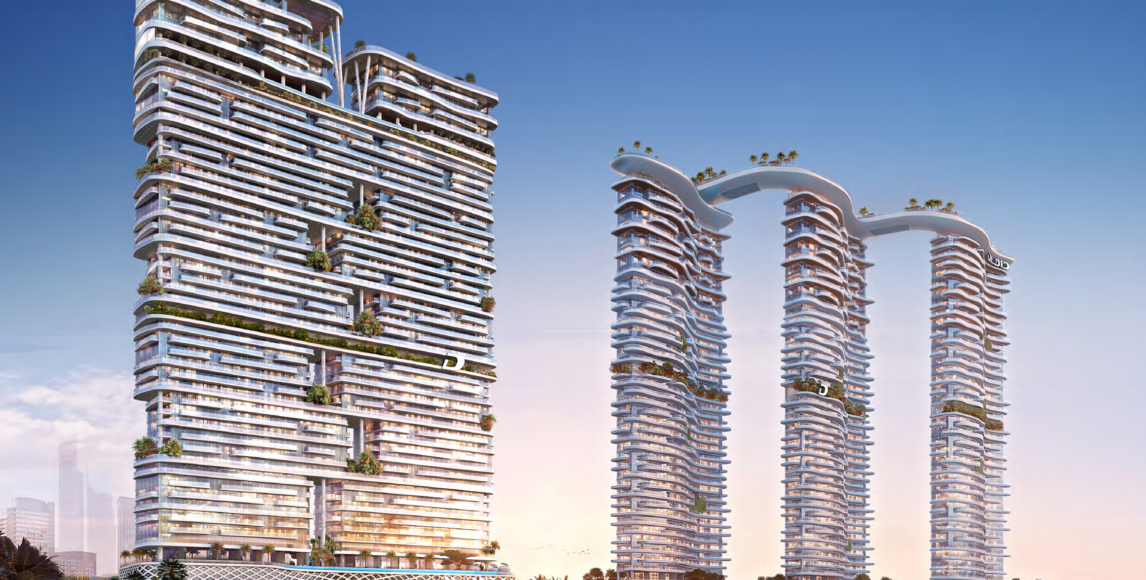 Luxusní apartmány přímo u pláže s výhledem na Palm Jumeirah