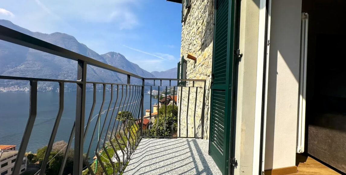 Vila s panoramatickým výhledem na jezero Lago di Como