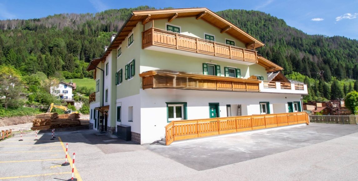 Dokončený apartmán s vlastním vstupem v alpském městě Moena