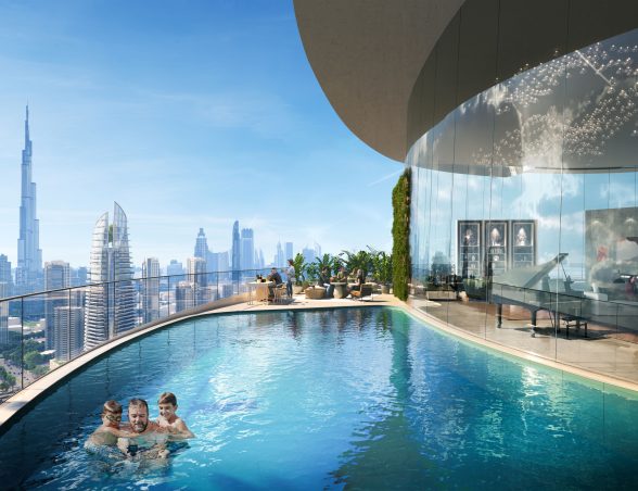 Jedinečný resort s prvotřídním zázemím a výhledy na Burj Khalifu