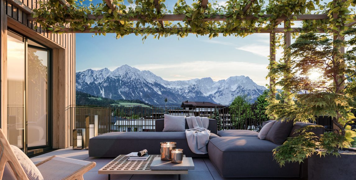Luxusní apartmány jen 2 minuty jízdy od lanovky SkiWelt Wilder Kaiser