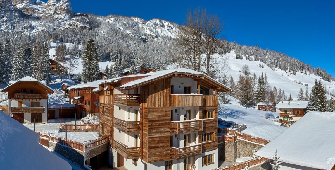 Ski-in/ski-out apartmány přímo na sjezdovce Gran Risa