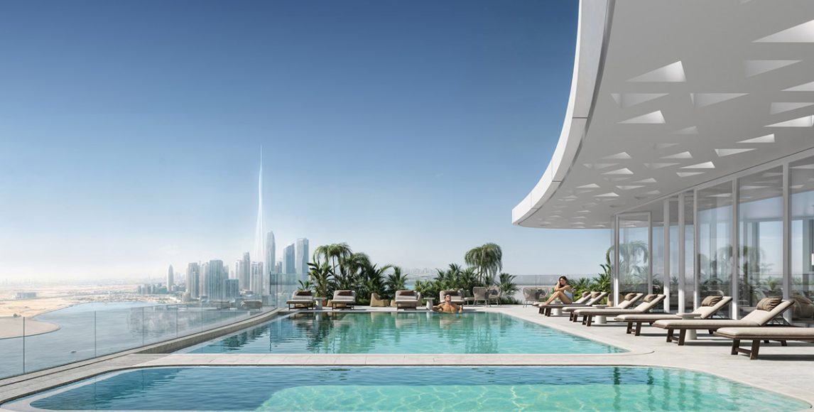 Val by Kasco: Klid a výhledy na Dubai Creek ze střešního infinity bazénu