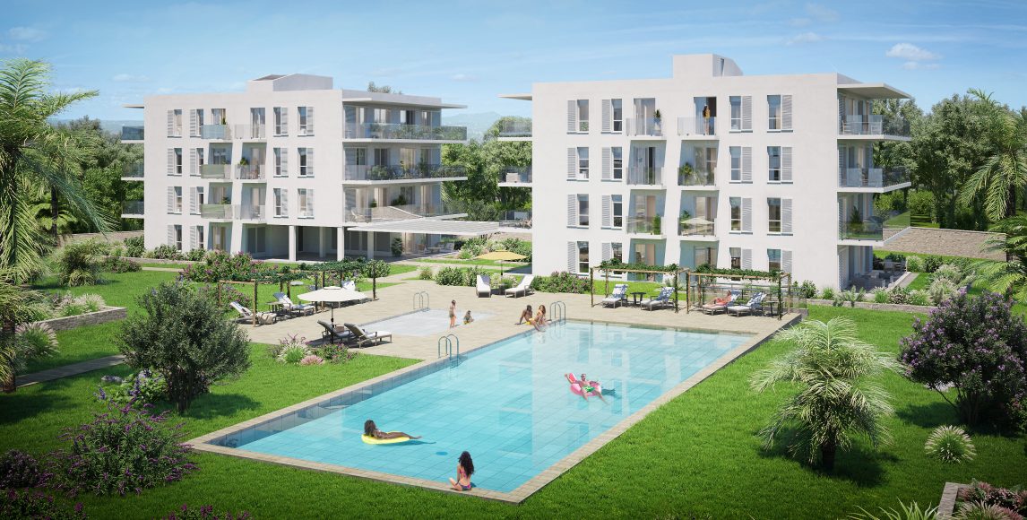Moderní apartmány u mariny v Cala d’Or na Mallorce