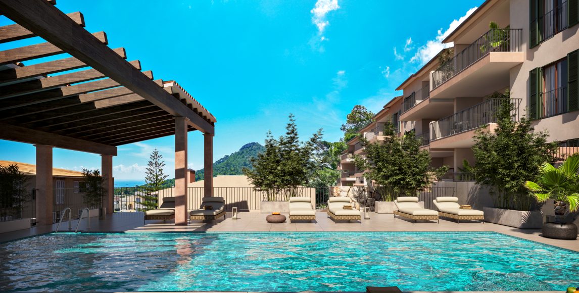Nové apartmány kousek od moře a golfu na Mallorce