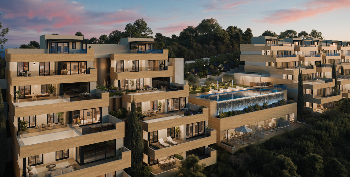 Designové apartmány s panoramatickými výhledy a wellness