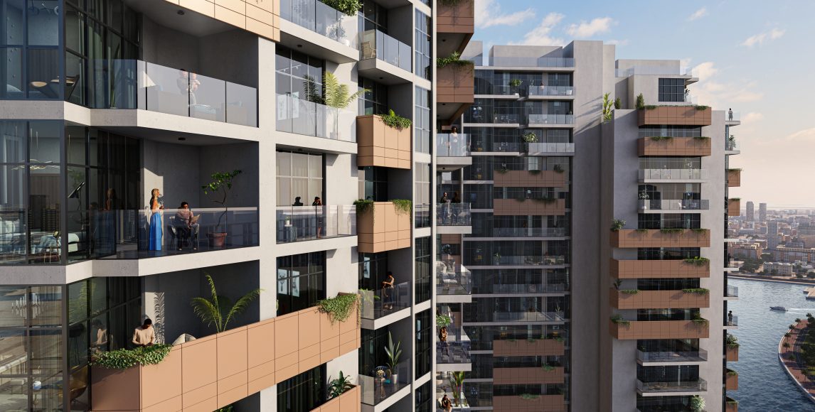 Vista 3: Moderní architektonická dominanta přímo u nábřeží