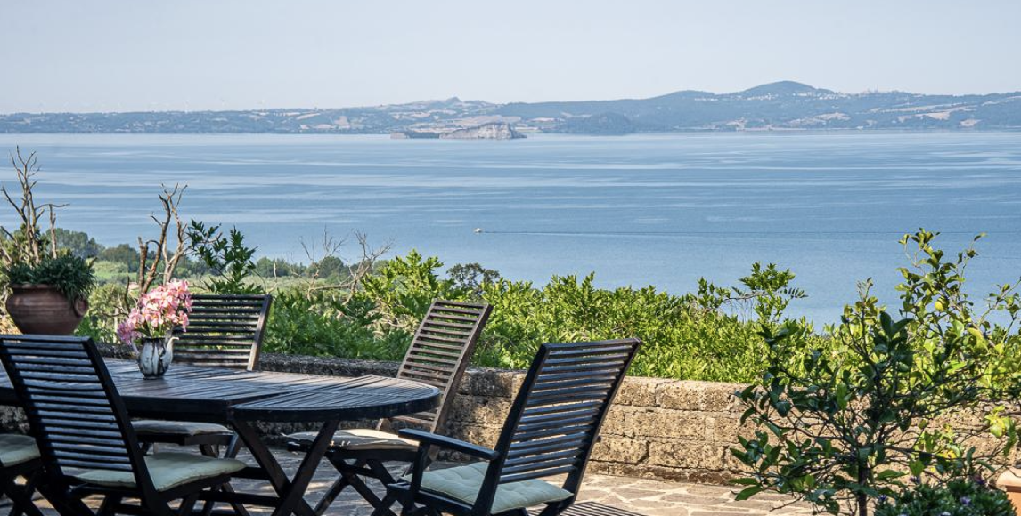 Elegantní vila s panoramatickým výhledem na jezero Bolsena