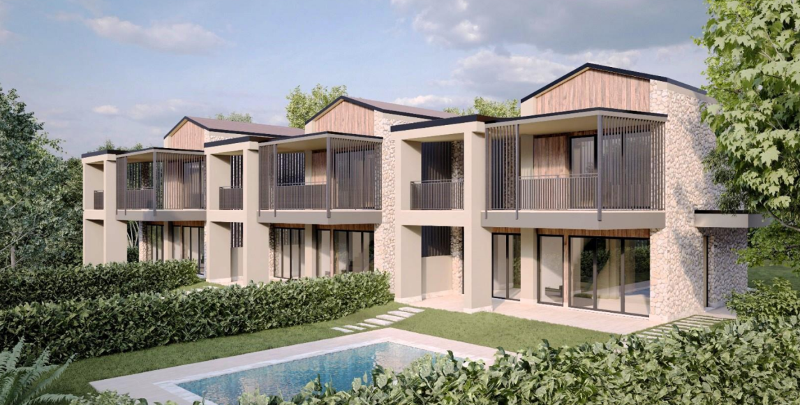 Nové stylové vily s bazénem v klidné lokalitě 10 minut od jezera Garda