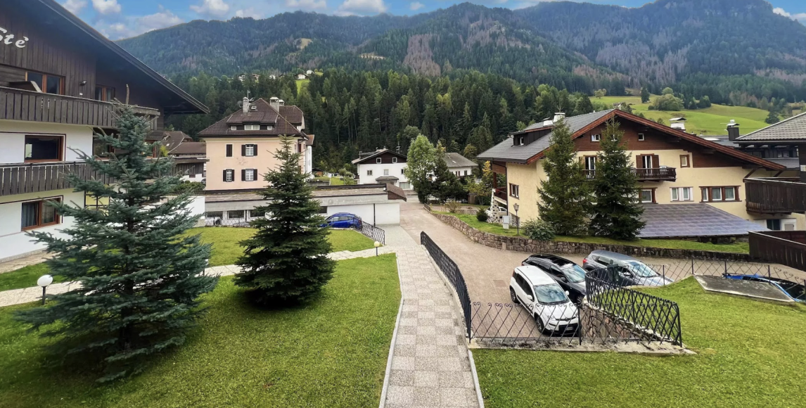 Slunný apartmán v Ortisei s dechberoucím výhledem na Dolomity