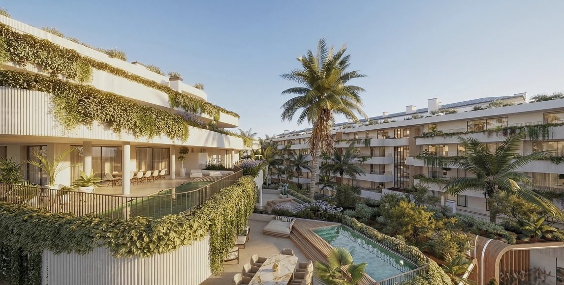 Nový resort apartmánů a penthousů jen 3 minuty jízdy od písečné pláže