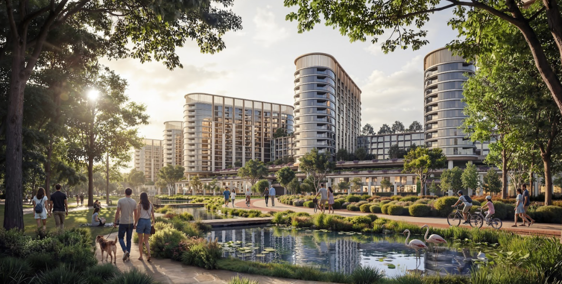 Sobha Sanctuary: Zelená rezidenční komunita s azurovou lagunou