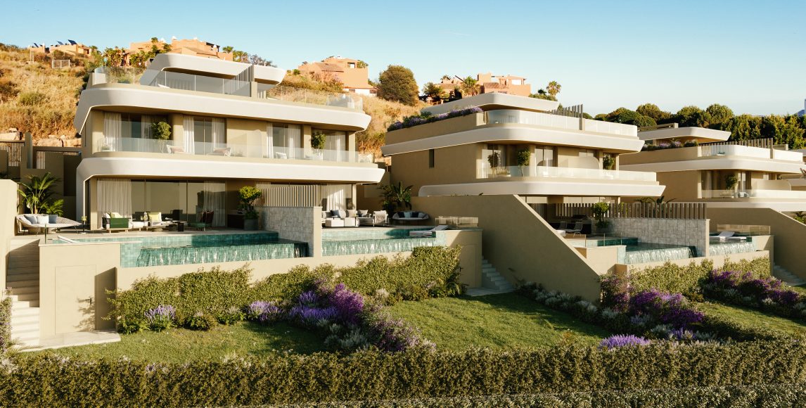 Resort luxusních vil 500 metrů od pláže s bazénem a střešní terasou