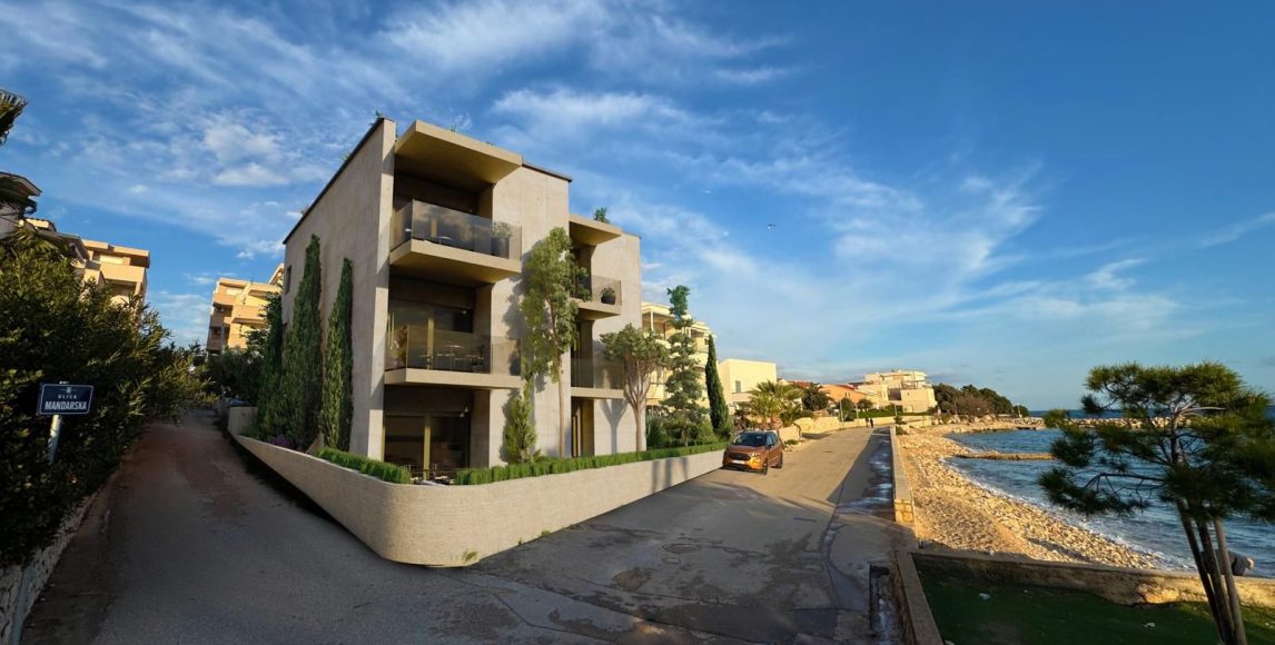 Exkluzivní novostavba v 1. linii u moře na ostrově Pag