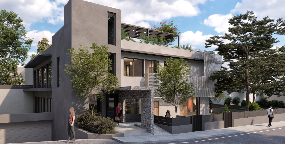 Moderní boutique apartmány v zeleni severních Athén