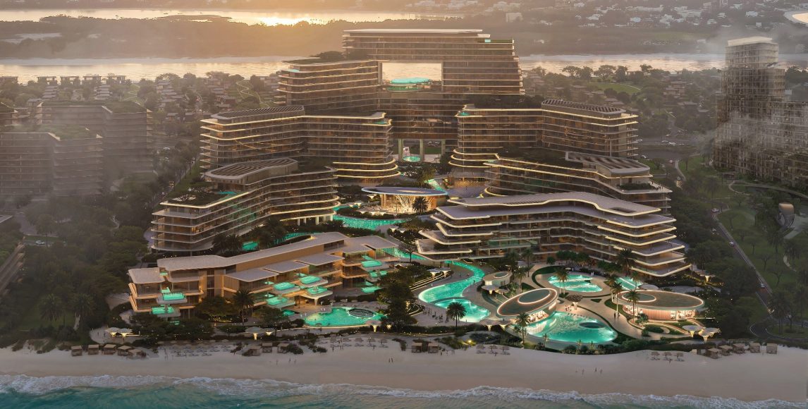 Beachfront rezidence na Dubai Islands s lagunami a výhledy na moře