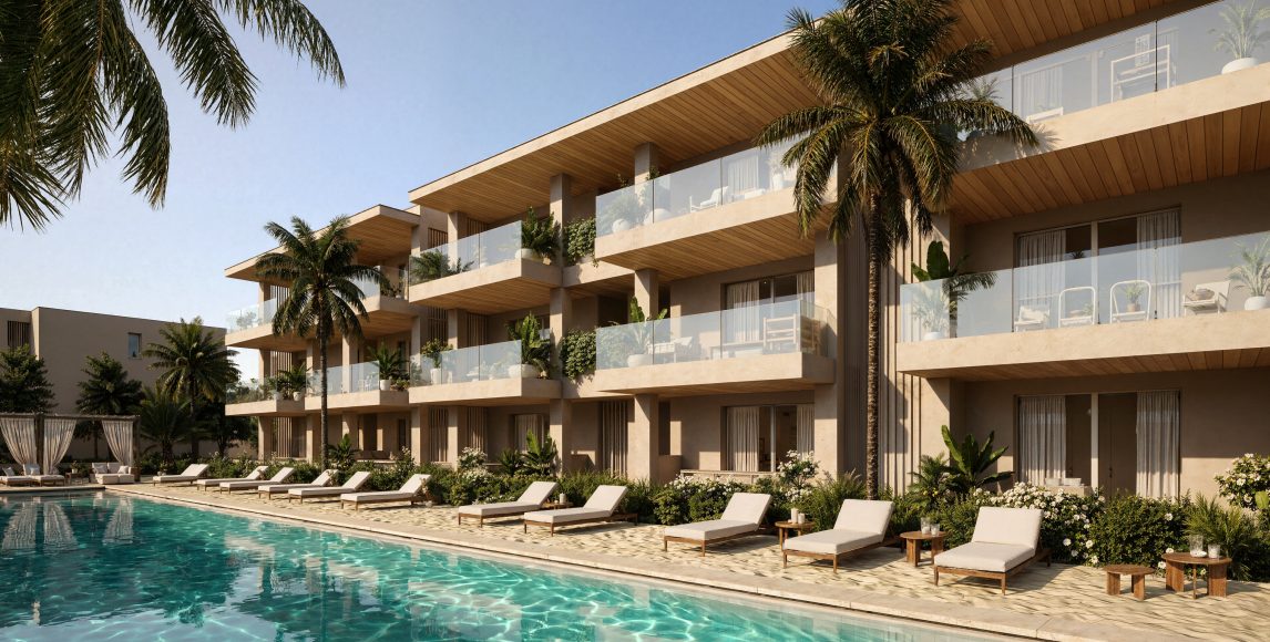 Apartmány u moře v Lido di Jesolo, 550 metrů od pláže s vlastním bazénem
