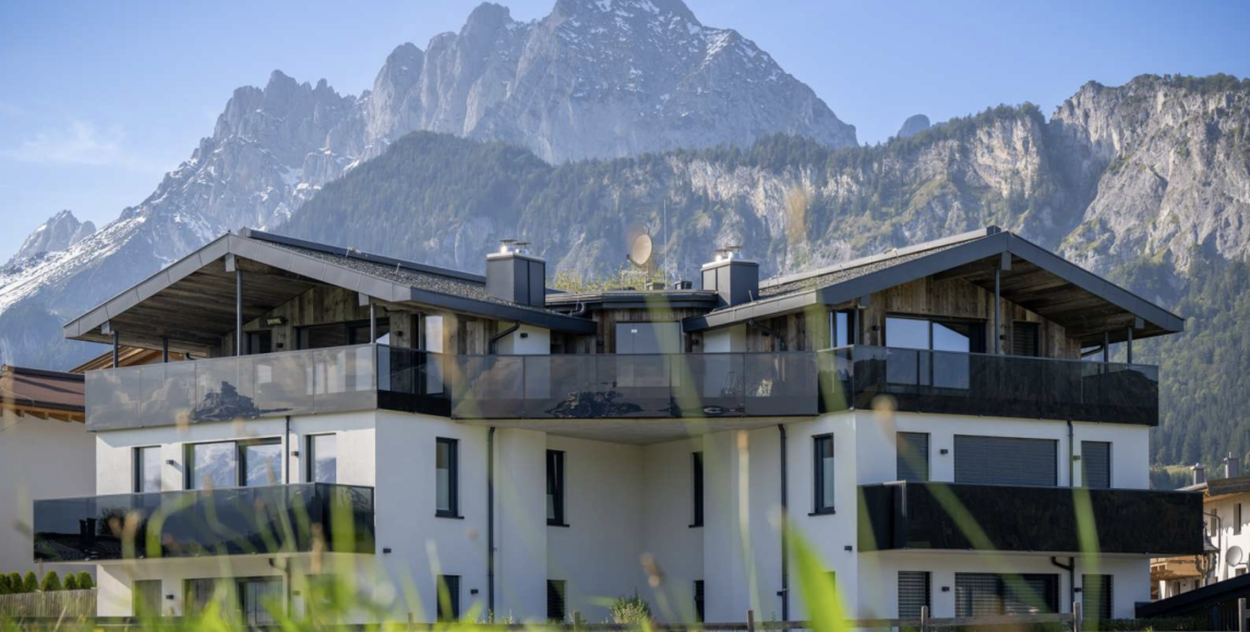 Mezonetový apartmán s výhledem na Kitzbühelské Alpy